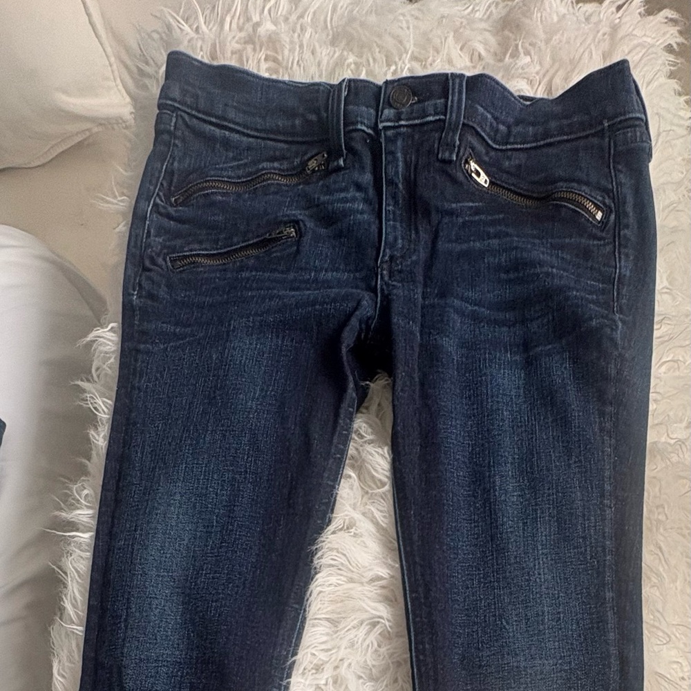 rag & bone Skinny Jeans in Dark Indigo Wash